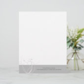 Grijs Briefpapier (Staand voorkant)