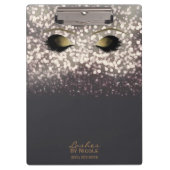 Grijs Bronze Lights Gold Make-up Eyes Lashes Moder Klembord (Voorkant)