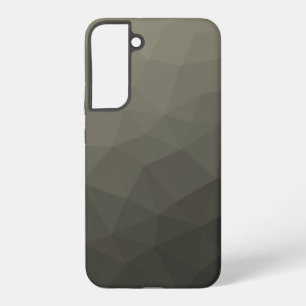 Grijs bruin leger militair verloop geometrisch gaa samsung galaxy hoesje