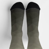 Grijs bruin leger militair verloop geometrisch gaa sokken (Top)