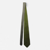 Grijs bruin leger militair verloop geometrisch ras stropdas (Achterkant)
