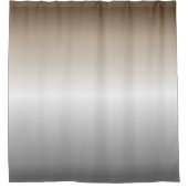 Grijs Bruin Ombre Neutraal Douchegordijn (Voorkant)