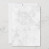 Grijs Bruin Turkije Thanksgiving diner party Kaart (Achterkant)