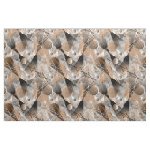 Grijs, bruine abstractie. stof (Fat Quarter)