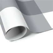 Grijs Buffalo geruite inpakpapier (Rol Hoek)