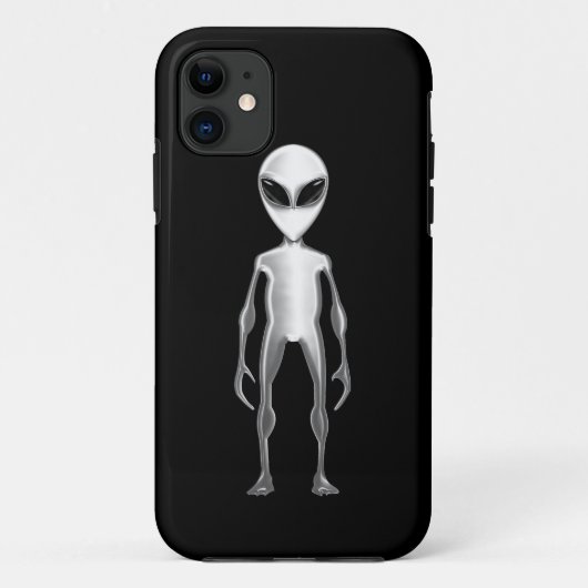 Grijs Buitenaards Wezen Case-Mate iPhone Case (Achterkant)