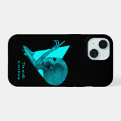 Grijs Buitenaards Wezen, de waarheid is daarbuiten iPhone 15 Case (Achterkant horizontaal)