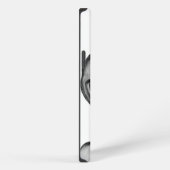 Grijs Buitenaards Wezen iPhone Hoesje (Rechterkant)