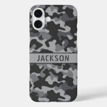 Grijs camouflage gepersonaliseerd