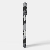 Grijs camouflage gepersonaliseerd Case-Mate iPhone case (Achterkant / Rechts)