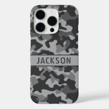 Grijs camouflage gepersonaliseerd
