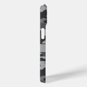 Grijs camouflage gepersonaliseerd Case-Mate iPhone case (Achterkant / Rechts)