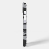 Grijs camouflage gepersonaliseerd Case-Mate iPhone case (Achterkant / Links)