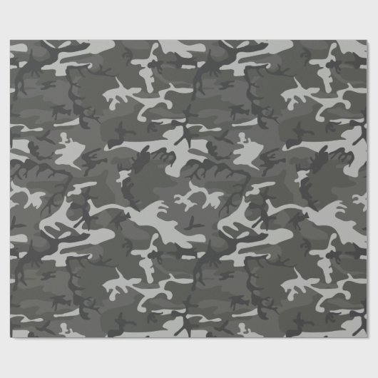 grijs camouflage inpakpapier (Vlak)