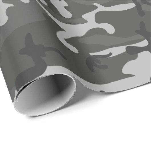 grijs camouflage inpakpapier (Rol Hoek)