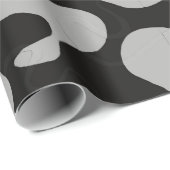grijs camouflage patroon cadeaupapier (Rol Hoek)