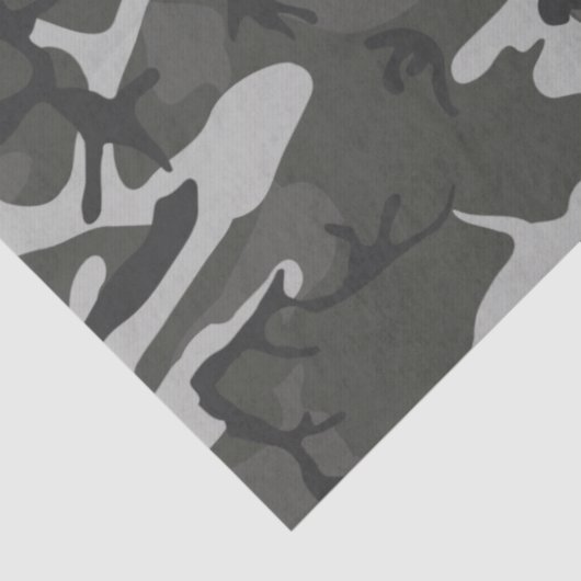 grijs camouflage tissuepapier (Detail)