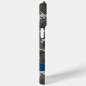 Grijs camouflagepatroon, Jouw naam, personaliseren Case-Mate iPhone Case (Achterkant / Rechts)