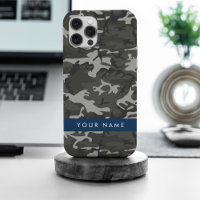 Grijs camouflagepatroon, Jouw naam, personaliseren