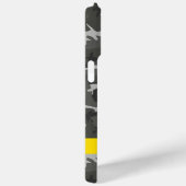 Grijs camouflagepatroon, Jouw naam, personaliseren Case-Mate iPhone Case (Achterkant / Rechts)