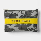 Grijs camouflagepatroon, Jouw naam, personaliseren Etui (Voorkant)