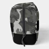 Grijs camouflagepatroon, Jouw naam, personaliseren Toilettasje (Rechts)