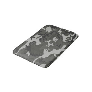 Grijs camouflagepatroon, militair patroon, leger badmat