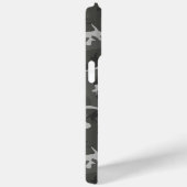 Grijs camouflagepatroon, militair patroon, leger Case-Mate iPhone case (Achterkant / Rechts)