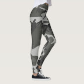 Grijs camouflagepatroon, militair patroon, leger leggings (Rechts)