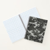Grijs camouflagepatroon, militair patroon, leger notitieboek (Binnen)