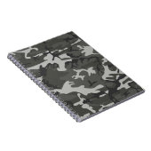 Grijs camouflagepatroon, militair patroon, leger notitieboek (Rechterzijde)