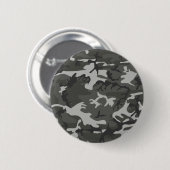 Grijs camouflagepatroon, militair patroon, leger ronde button 5,7 cm (Voorkant /achterkant)