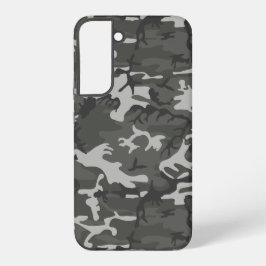 Grijs camouflagepatroon, militair patroon, leger samsung galaxy hoesje