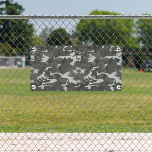 Grijs camouflagepatroon, militair patroon, leger spandoek