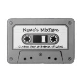 Grijs Cassettebandje audio Badmat (Voorkant)
