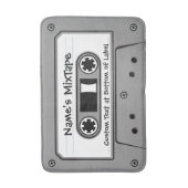 Grijs Cassettebandje audio Badmat (Voorkant Verticaal)