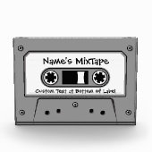 Grijs Cassettebandje audio Fotoblokken (Voorkant)