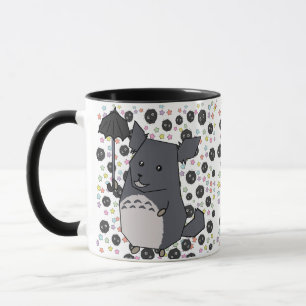 Grijs Chinchilla Pastel Snoep Sterren Mok