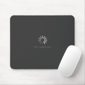 grijs computerbelastingssymbool mousepad muismat (Met muis)