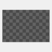 Grijs controlebord inpakpapier vel (Voorkant)