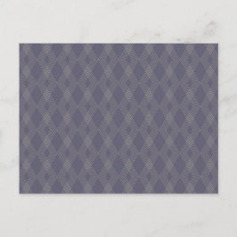 Grijs, cool, trendy, eenvoudig, modern zigzag patr briefkaart