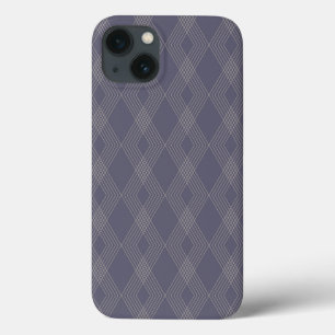Grijs, cool, trendy, eenvoudig, modern zigzag patr Case-Mate iPhone case