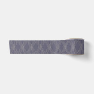 Grijs, cool, trendy, eenvoudig, modern zigzag patr satijnen lint