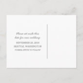 Grijs D20-apparaat Opslaan Briefkaart datum (Achterkant)