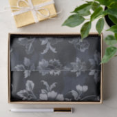 Grijs Damask  geïnspireerd Tissuepapier (Geschenk)