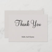 Grijs Dank je wel (Voorkant / Achterkant)