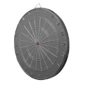 Grijs dartbord met pijlen (Voorkant Rechts)