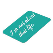 Grijs dat ik niet over dat leven ga magneet (Linkerzijde)