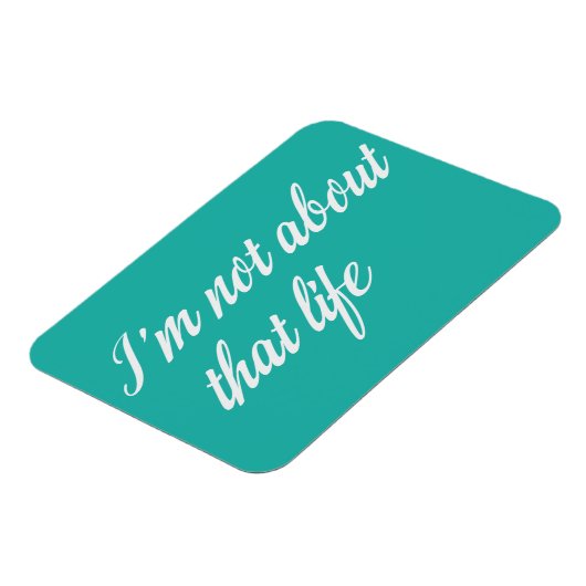 Grijs dat ik niet over dat leven ga magneet (Linkerzijde)