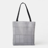 Grijs digitaal tote bag (Achterkant)